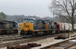 CSX 7025 leads train F741-25